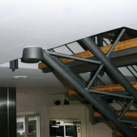 Détail d'escalier plafond