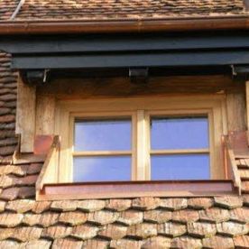 raffinierte Verarbeitung der Dachfenster